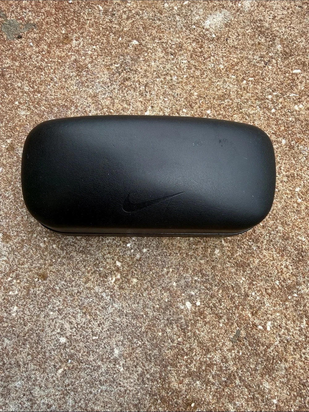 Nike Black Hard Shell Eyewear Case with Embossed Swoosh